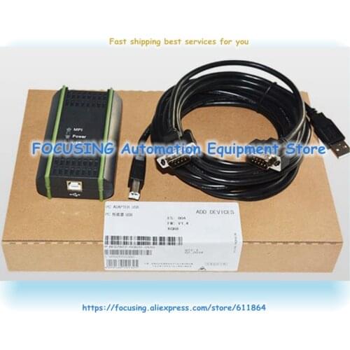 6ES7 972-OCB20-0XA0 New PC Adapter USB PLC Programming Cable For S7-200/300/400 PPI/MPI/DP XP Win7 Win8
