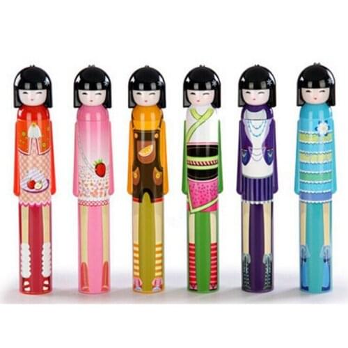 Wholesale 50pcs/Lot Umbrella Japanese Girl Doll Cartoon Umbrella 3-Folding Umbrella