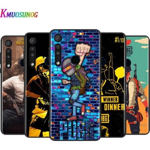 Popular Games PUBG For Motorola G9 G8 G Stylus Power One Fusion Hyper Edge E7 E6 5G Plus Play Lite Silicone Phone Case