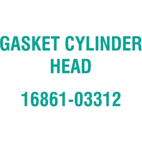 For Kubota 16861-03312 GASKET CYLINDER HEAD
