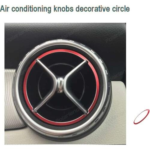 Nice look For M-ercedes-Be-nz GLA180 200 220 260 Car Air conditioning knobs decorative circle