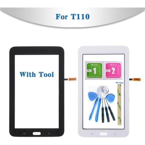 For Samsung Galaxy Tab 3 Lite 7.0 SM-T110 SM-T111 T110 T111 Tablet Touch Screen Digitizer Sensor Front Outer Glass Lens Panel