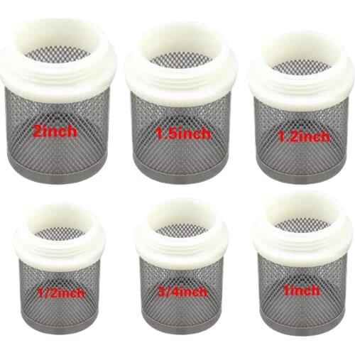 SS304 Stainless Steel Garden Micro Net Filter Irrigation Water Pump Protect Hose Mesh Filters Water Clean Screen Durable