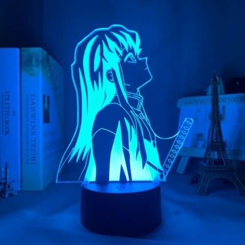 Anime Kimetsu no Yaiba Muichiro Tokito Led Night Light for Bedroom Decor Gift Nightlight 3d Lamp Muichiro Tokito Demon Slayer