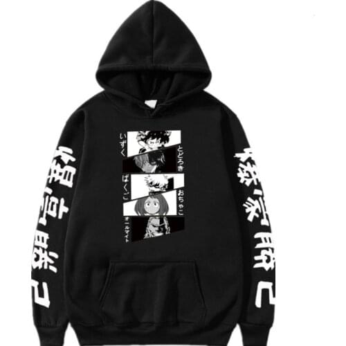 My Hero Academia Hoodies Men Women Kawaii Japanese Anime Hoodie Boku No Hero Academia Streetwear Unisex Himiko Toga Sweatshirts