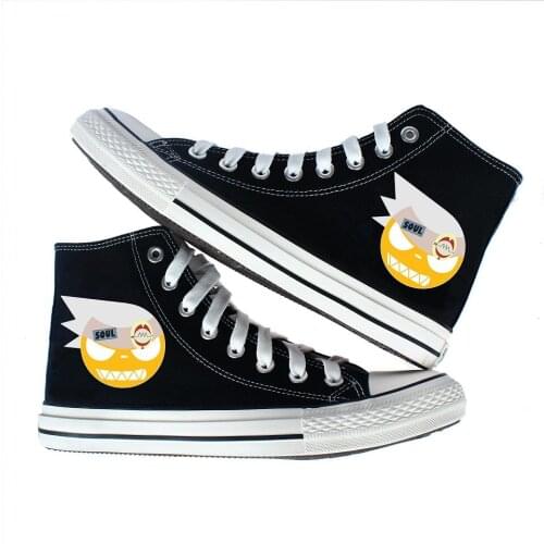 Unisex Anime Soul Eater MAKA ALBARN Black Star Casual Ankle Canvas Shoes Preppy Student plimsolls duck shoes Sneakers