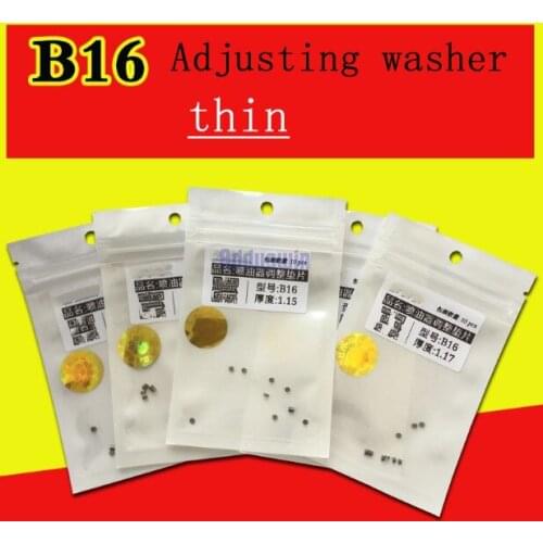 B16 injector adjustment gasket Bossch 120 injector needle valve lift solid gasket needle valve adjustment pad thin section