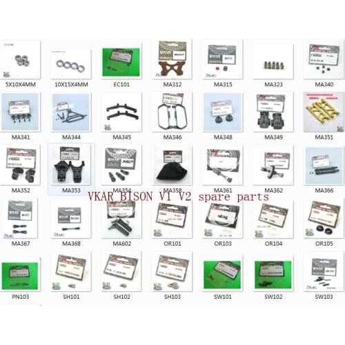 VKAR BISON V1 V2 1/10 RC car spare parts MA354---SH101 parts set 1