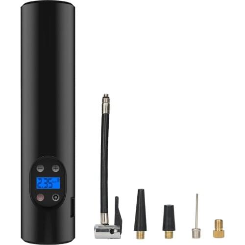 Tire Air Pump with 150 PSI Wireless Air Compressor 12V Tire Inflator with Preset Pressure Auto Stop Emergency LED Light Air Pump