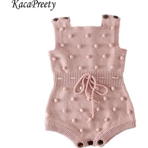 Winter baby romper cute tassel ball design infant newborn kids jumpsuit toddler baby boy/girls overalls children outfits