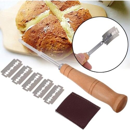 1 Set Dough Cutter 185mm Bread Cutter Stainless Steel Curved Bread Baking Cutter For Cutting Pastry Bread Dough