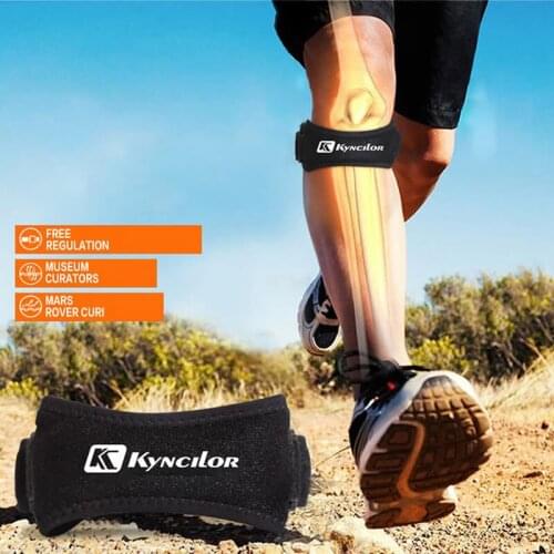 1PC Adjustable Compression Knee Pad Strap Knee Patellar Tendon Support Band Brace for Running Basketball Outdoor Sports Fitness