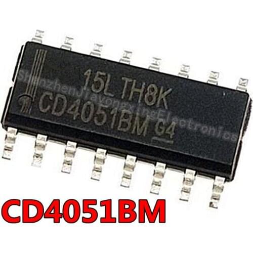 10-20PCS CD4051BM SOP-16 CD4051 HEF/HCF/CD4051 4051 SOP16 SMD New and Original IC Chipset