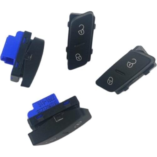4 Pcs Central Door Locking Switch Button 1K0962125B For Golf MK5 Rabbit Sharan Tiguan Passat CC Seat Alhambra 1K0 962 125B