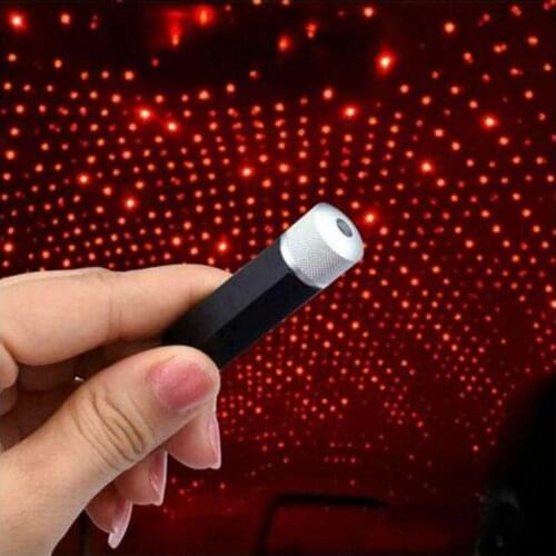 Auto-rotating Starry Sky Light USB LED Car Atmosphere Starlight Roof Starry Sky Projector Lamp Decoration Star Light
