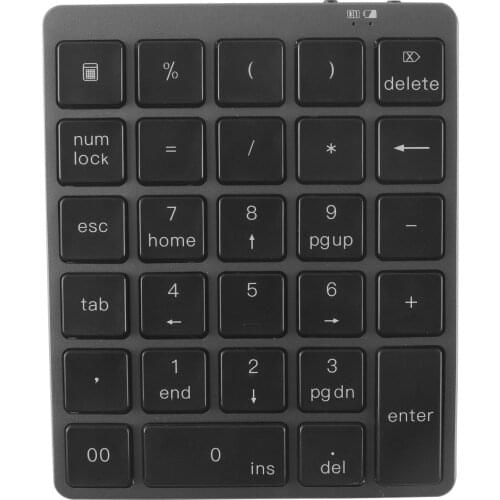 CHYI Rechargable Bluetooth Wireless Keyboard ABS Portable BT 3.0 for iPad PC Laptops