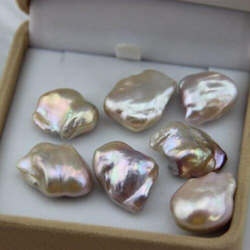 20-30mm Size Natural Freshwater Pearl Beads, Loose Irregular Shape Pearl Baroque Beads, Fashion Women Jewelry DIY Accessories