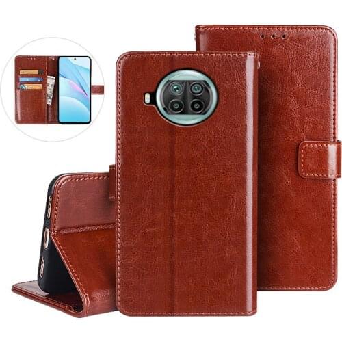 For Xiaomi Mi 10T Lite 6.67" Leather Case on For Coque Xiaomi Mi 10Lite 5G Premium Magnetic Flip Wallet Cover Phone Cases Fundas