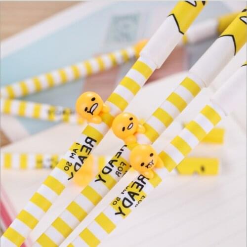 Ellen Brook 1 PCS Lazy Egg Gel Pen School Office Supply Cute Kawaii Creative Sweet Pretty Lovely Anime Cartoon Stationery