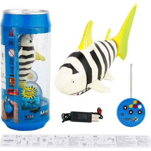 Create Toys 3310B 3CH 4 Way RC Shark Fish Boat 27/40Mhz Mini Radio Remote Control Electronic Toy Kids Children Birthday Gift