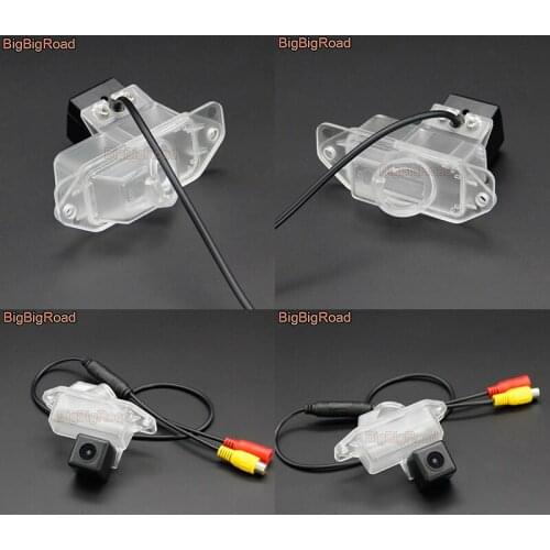 BigBigRoad For Mitsubishi EVO IO 8 9 10 Eclipse Lancer EX 2008-2015 Car HD Rear View Parking CCD Camera Auto Backup Monitor