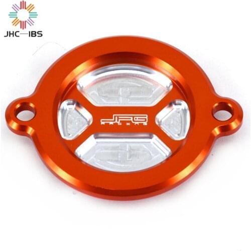 JFG Racing Billet Oil Filter Cover Cap For KTM 690 990 1050 1190 1290 EXC500 SX SXF 450 SMC Aadventure Duke RC 125 200 390