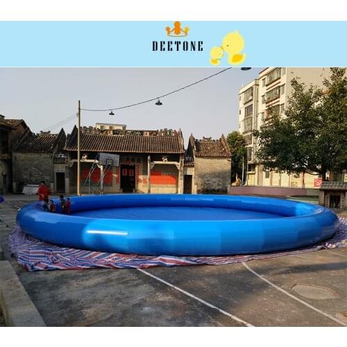 Summer hot sale 0.6 MMPVC material diameter 12m high 1m large outdoor inflatable swimming pool childrens swimming pool