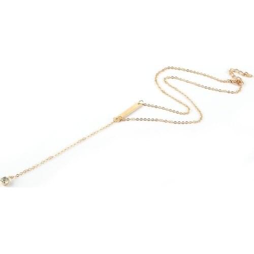 Simple Heart Chain Necklace Fashion Jewelry For Women Chokers Accessories Girlfriend Party Birthday Gift Dropshipping