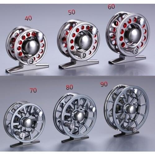 Left/Right Interchangeable 3BB Full Metal Fly Fishing Wheel Reel Fish Line Wheel Ice Fishing Reel 6KG Drag 40-90 Series