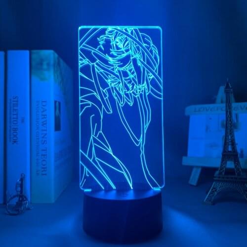 Anime Led Night Light Bungo Stray Dogs Dazai for Bedroom Decor Birthday Gift Colorful Nightlight Manga 3d Lamp Bungo Stray Dogs
