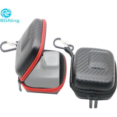BGNing Waterproof Mini Camera Bag Portable Shockproof Protective Case for Gopro Hero 9 8 Black Yi for DJI Osmo Action Accessory