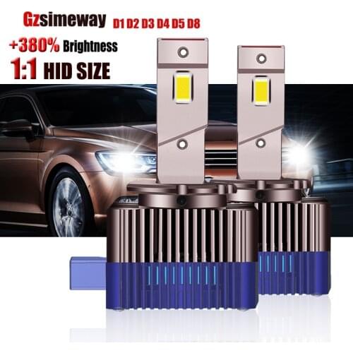 2PCS D3S LED Bulb 32000LM 70W Replacement Original HID D1S D2S D2R D4S D4R D5S D8S Canbus Car LED Headlight 6000K Plug And Play