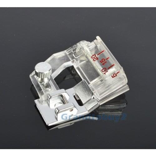 20pcs NEW BIAS BINDING FOOT ADJUSTABLE DOMESTIC SEWING MACHINE FOOT PRESSER