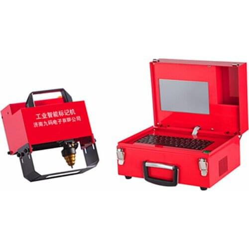80x20mm Portable Engraving Hand-held Electric Touch Pneumatic Marking Machine For Nameplate Cylinder Number Frame Number Plotter