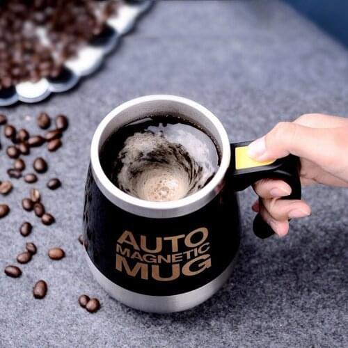Automatic Mixing Cup Stainless Steel Coffee Cup Thermos Cup Tea Milk Mixing Cup Insulated Latte Specialty Coffee Travel