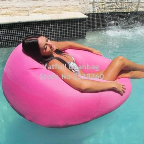 Cover only No Filler- pink outdoor floating bean bag