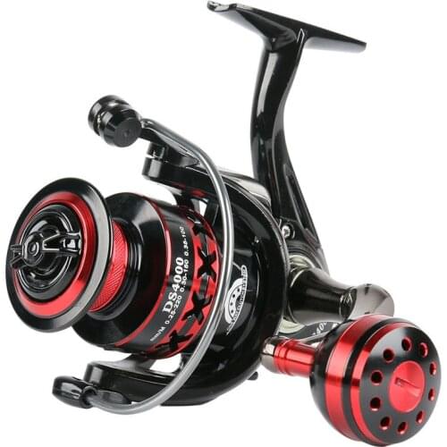 DEUKIO Fishing Reel 5.0:1 High Speed Metal Spool Spinning Reel Saltwater Reel Carp Reel DS2000-DS7000 Sea Spinning Wheel