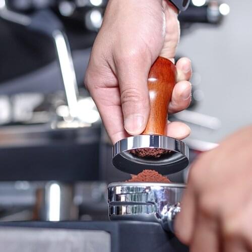 Food Grade Espresso Coffee Tamper Coffee Tamper Machine Press Flat Base Barista Accessories 51mm Wholesale