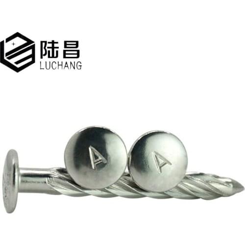 LUCHANG 10PCS Stainless Steel Zinc Plated Steel Expansion Screw Flat Head Pull-out Anchor Nail Screw Bolt