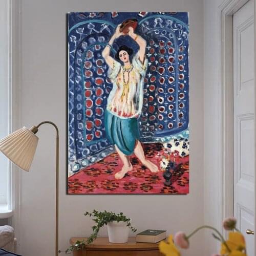 Matisse Woman Canvas Painting Print Living Room Home Decoration Modern Wall Art Oil Painting Posters Pictures Accessories Art