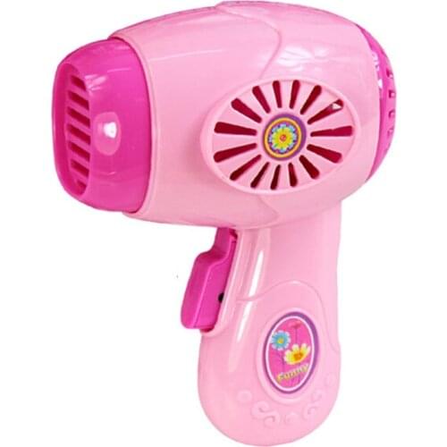 Mini Pretend Play Hair Dryer Beauty Salon Fashion Appliance Toy for Preschoolers Kids Girls Boys