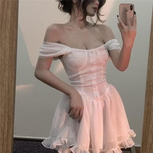 Mumuzi Summer Dresses With Flounces