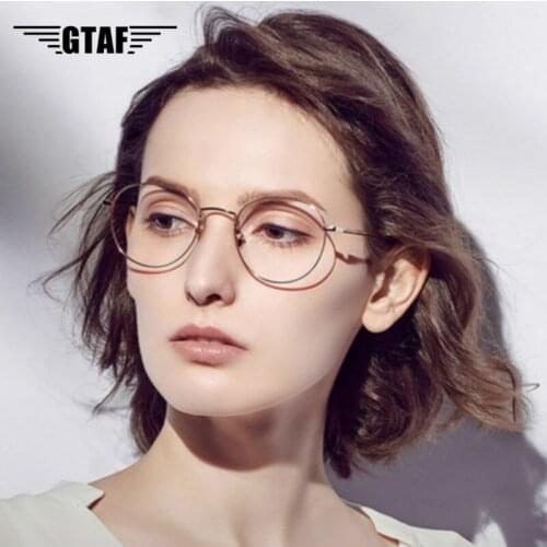 Men Women Oval Metal Reading Glasses Clear Lens Men Women Presbyopic Glasses Optical Spectacle Eyewear Prescription 0 to +4.0
