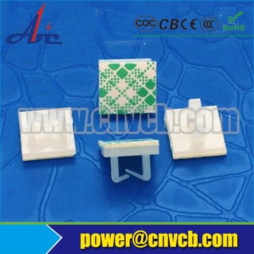PL-0030 self-adhesive nylon cable tie mounts fixed piece ties sucker cable tie mounts fixed