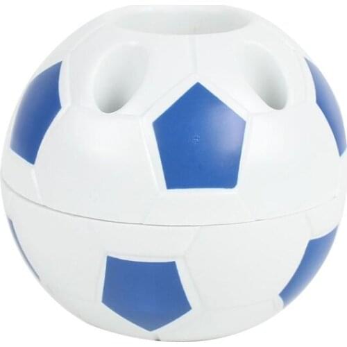 Creative Football Pen Holder Decorative Soccer Pencil Holder for Desk Pen Cup Container Brush Scissor Holder for Kids