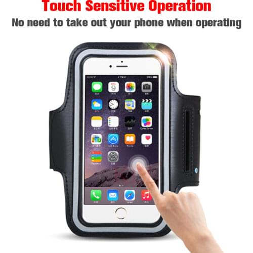 KLL Waterproof Brassard Running Gym Sport Armband Case Mobile Phone Arm Band Bag Holder for iPhone Smartphone on Hand