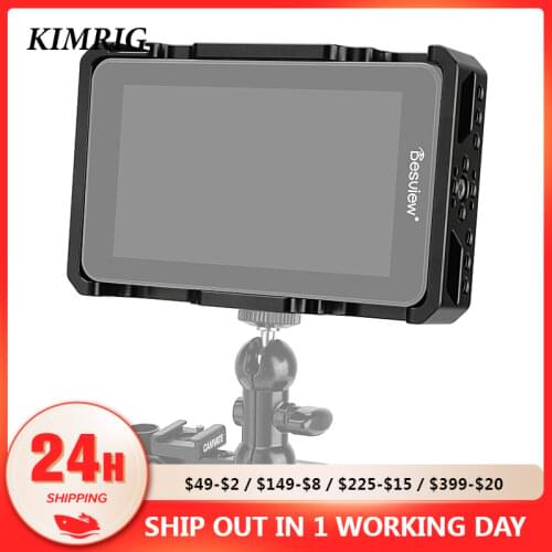 KIMRIG Destview R6 UHB 5.5 Inch 2800nit 4K Monitor Protective Cage Kit (Exclusive Use) With 1/4" Mounting Points & Shoe Mount