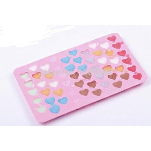 100pcs/lot Love Heart Silicone Mould Romantic Chocolate Cake Baking Icing Ice mould