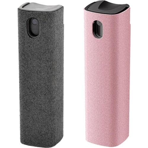 2 Colors Mobile Phone Computer Screen Cleaning Storage Mobile Phone Portable Screen Cleaner With Shell Supplement Cleaning Tools