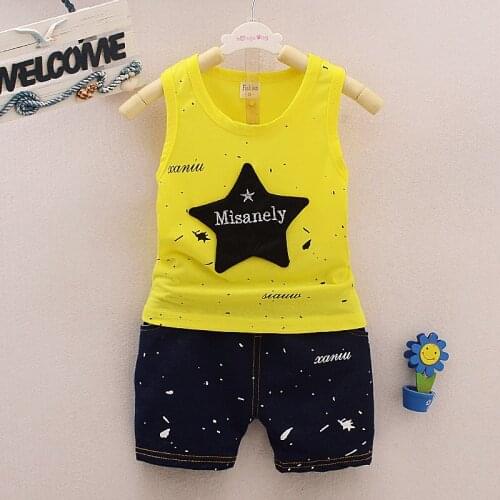 2 pcs/set Super 2017 summer infant sets baby clothing sets Cotton lovely short sleeve boy & girl clothes T-shirt+Shorts